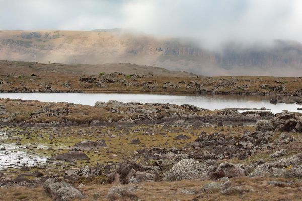 Fascinating landscape on 4000m