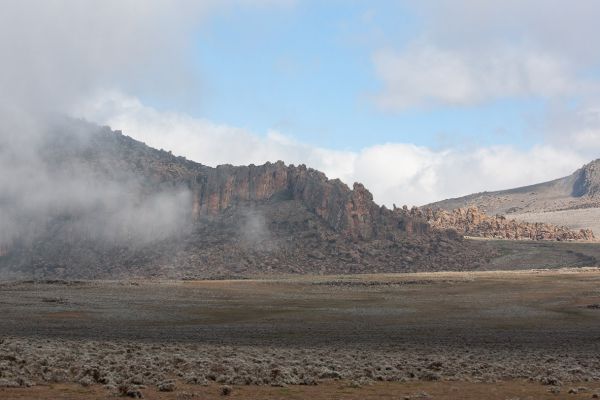 Saneti plateau (at cloud height)