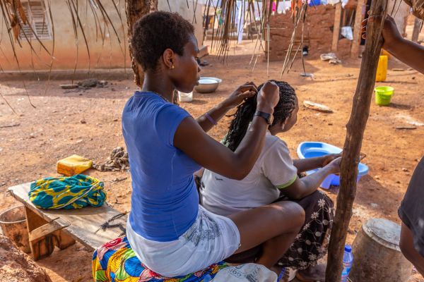 Braiding hair
