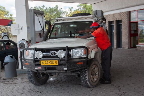 Etosha NP gas fuel